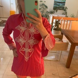 Pink Moroccan Tunic